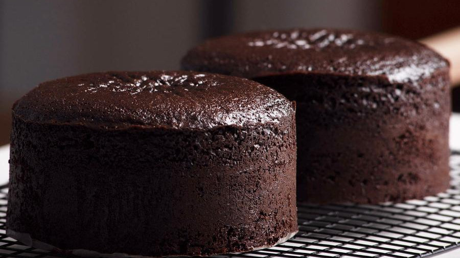 Receta de Bizcocho de chocolate Avellanas para Fondant