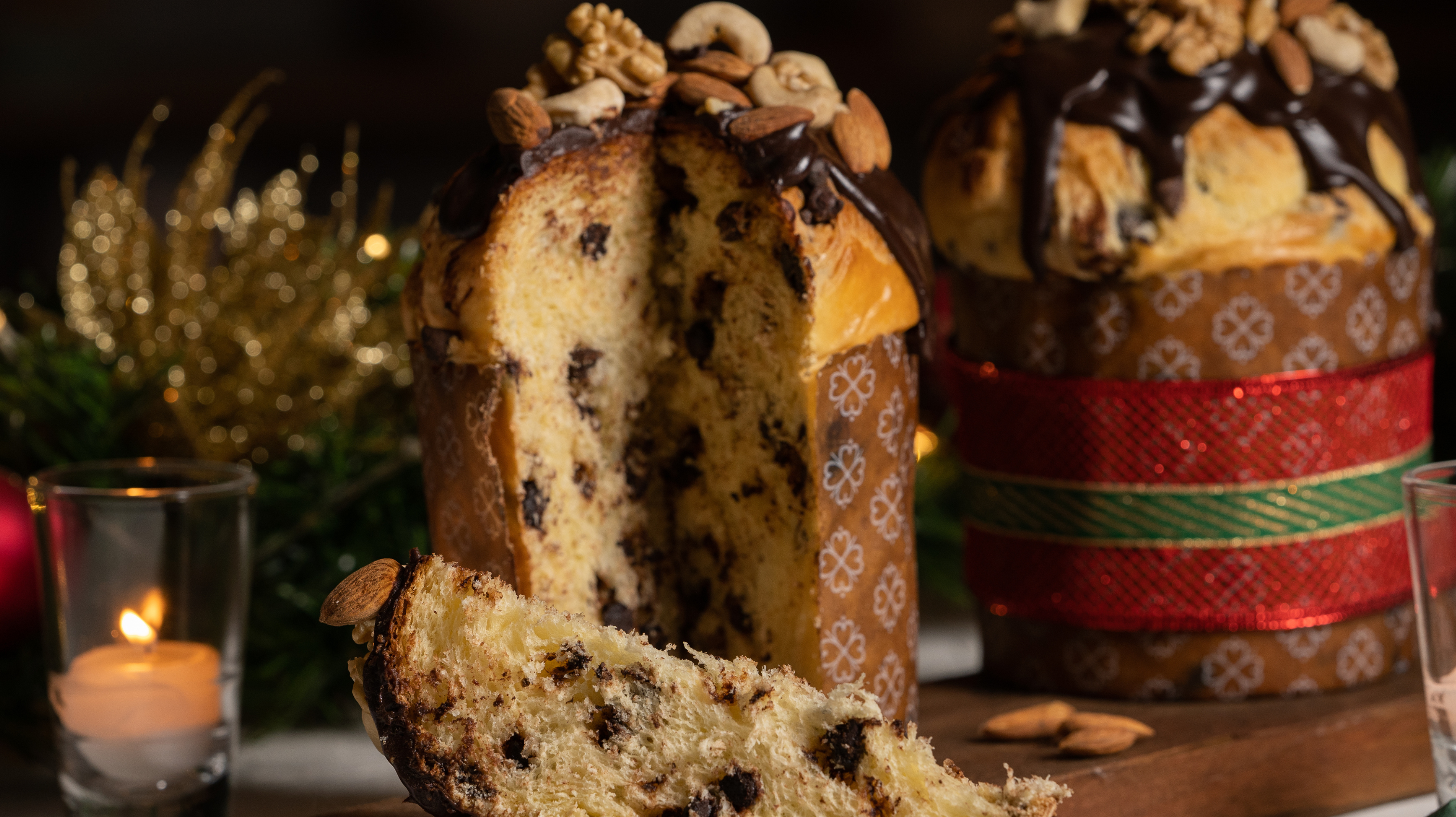 Panettone con chips de chocolate | Receta Navideña