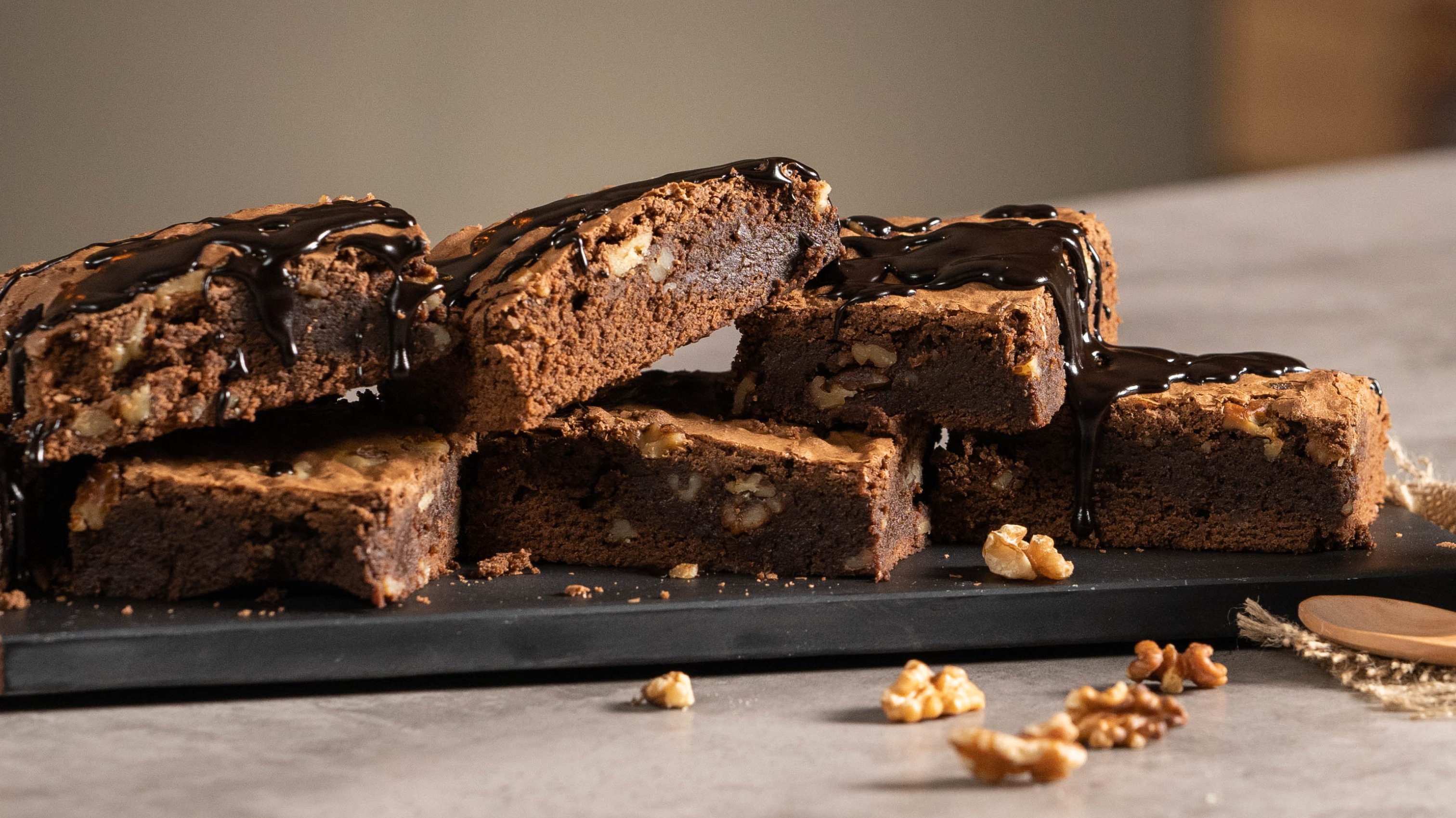 Brownie con Nueces
