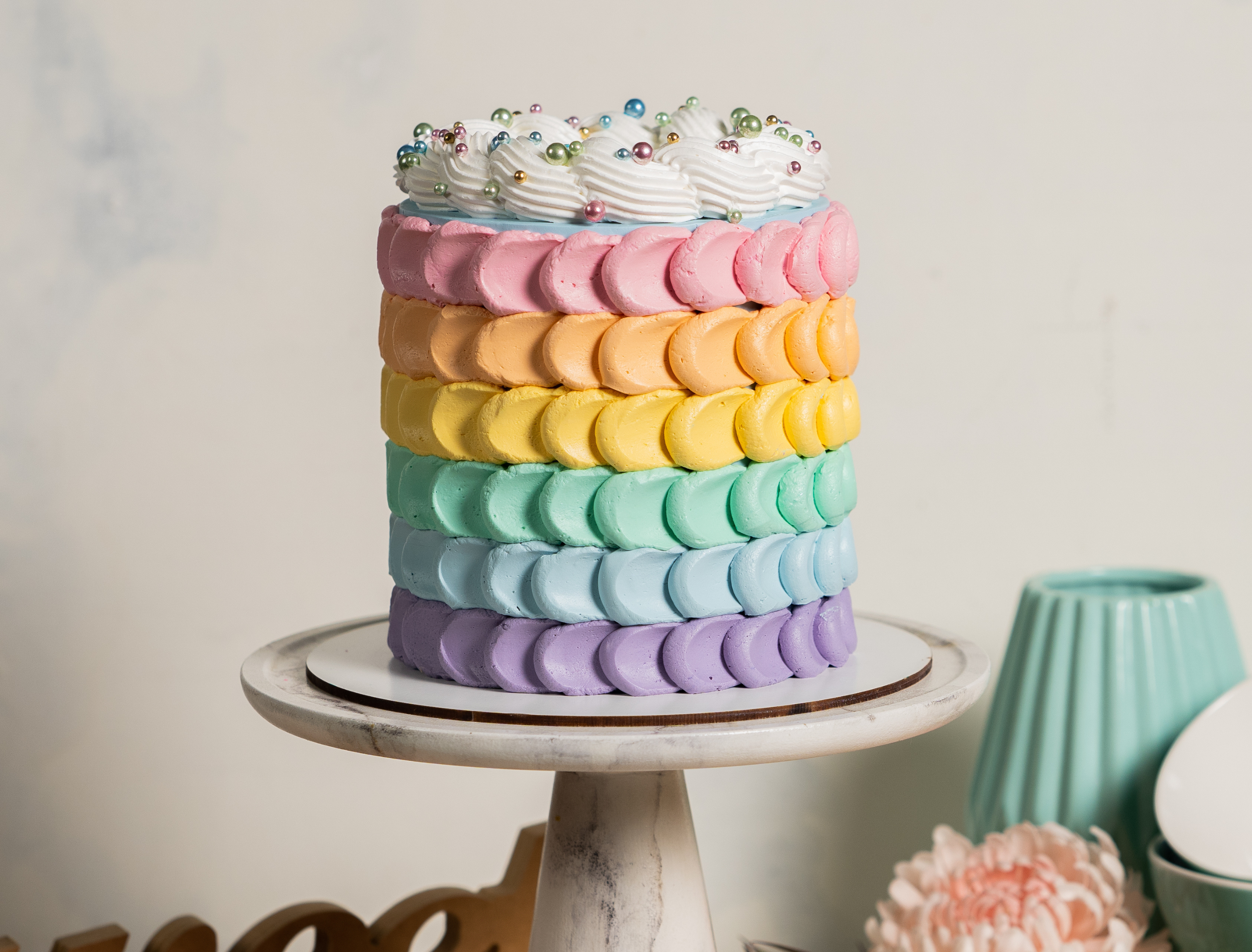 Pastel Arcoíris | 5 Decoraciones fáciles