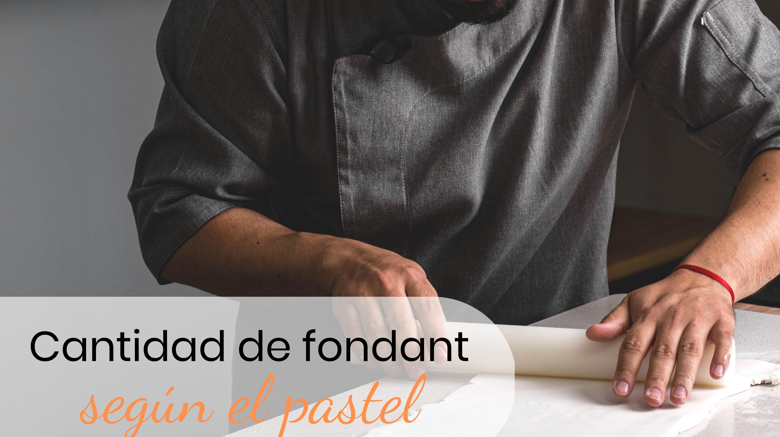 ¿Cuánto fondant necesito para cubrir un pastel?