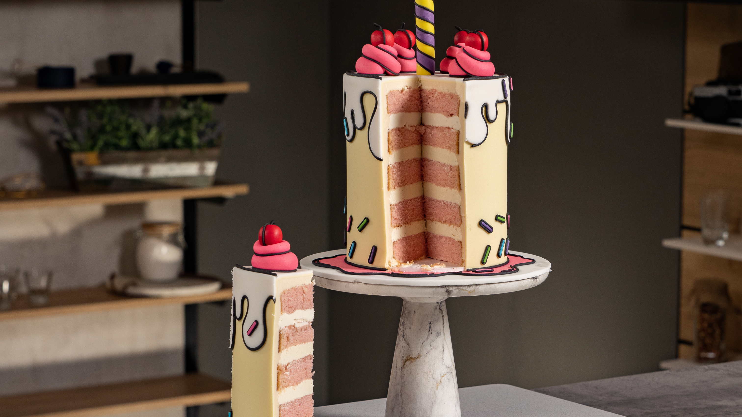 Cartoon Cake chef Leonardo Espinoza