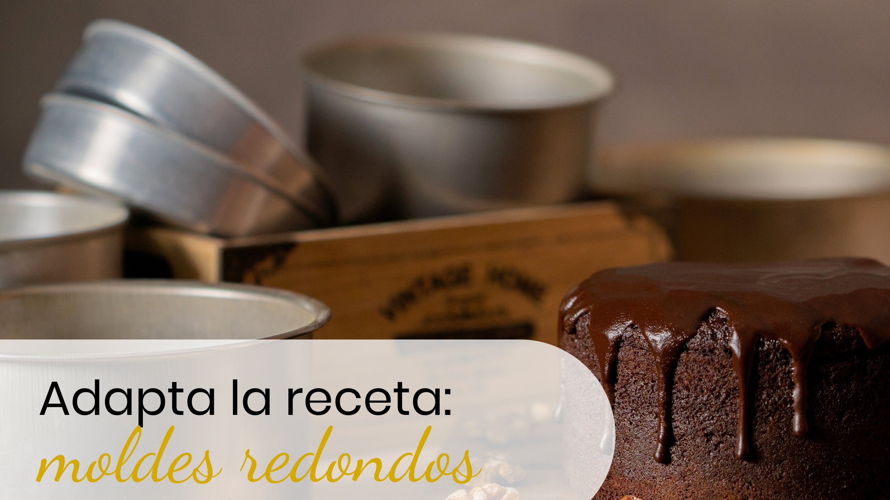 Cómo adaptar recetas entre moldes redondos