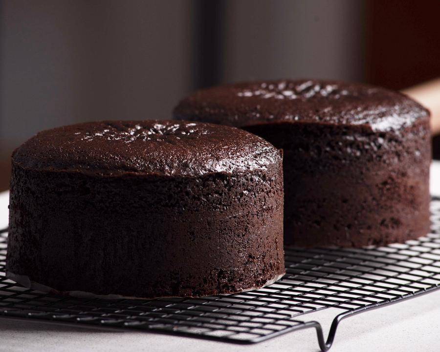 Receta de Bizcocho de chocolate Avellanas para Fondant