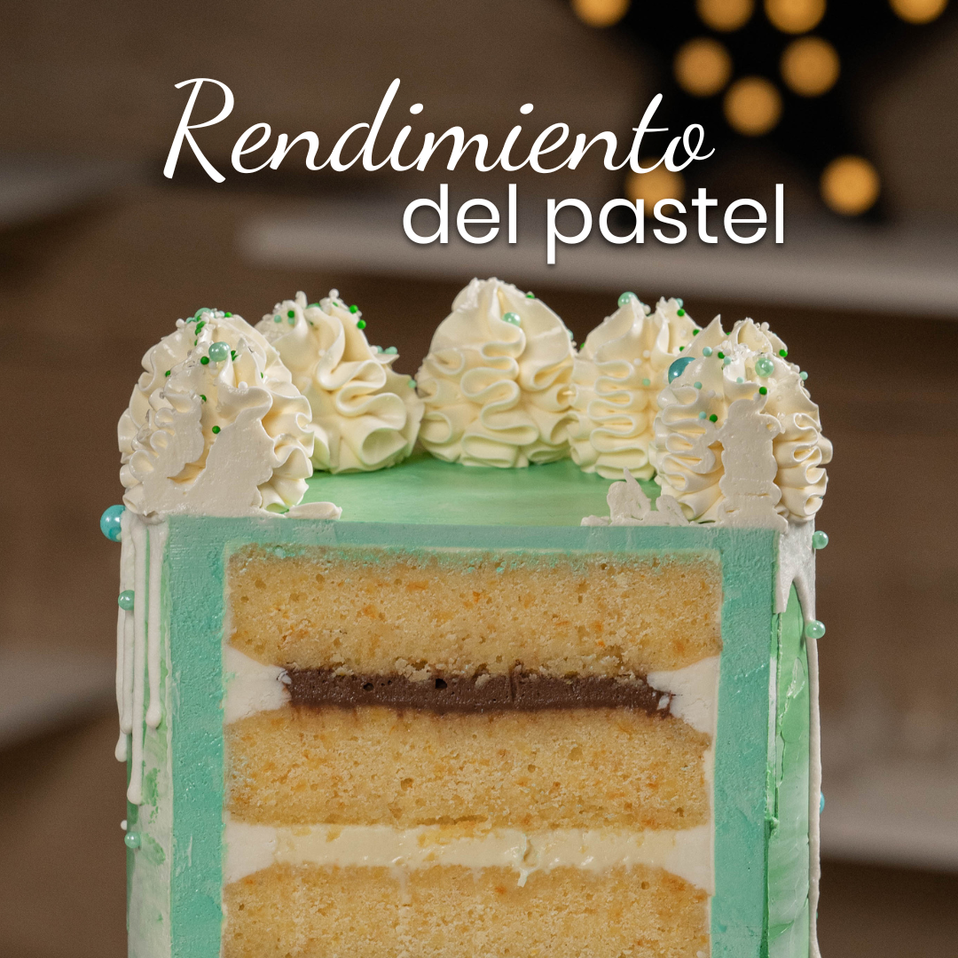 ¿Cómo calcular las porciones de un pastel?