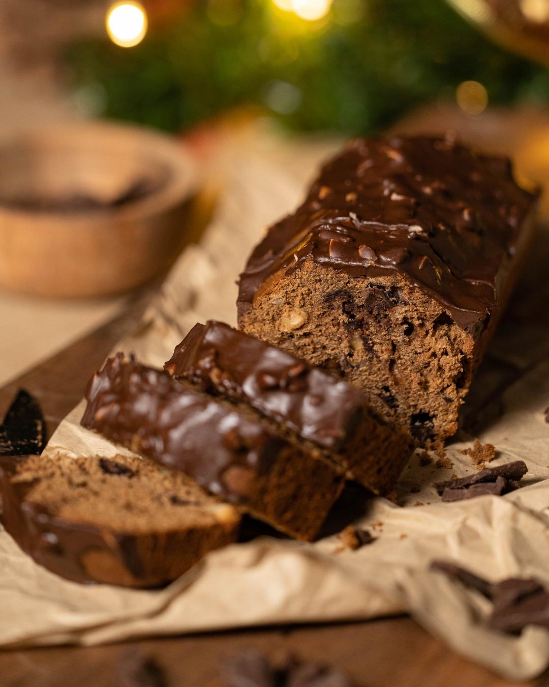 Budín de Chocolate y Avellanas