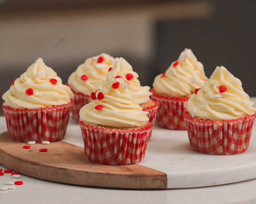 Receta de Cupcakes de Vainilla esponjosos