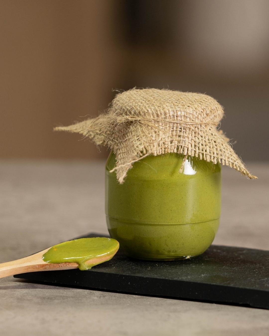 Pasta de pistachos casera